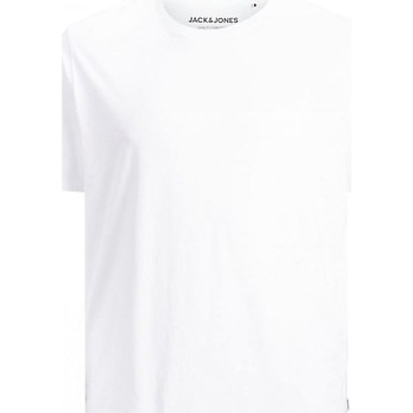 Jack & Jones  T-Shirts & Poloshirts 12158482 BASIC TEE-WHITE günstig online kaufen