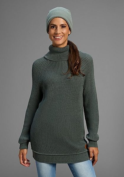 KangaROOS Longpullover mit Schlitzen am Saum günstig online kaufen