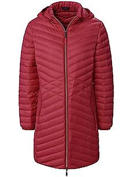 Daunen-Long-Steppjacke Peter Hahn pink günstig online kaufen