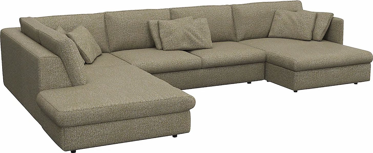 FLEXLUX Wohnlandschaft "Lovane, u-Form, bequem und komfortabel" Weich & ans günstig online kaufen