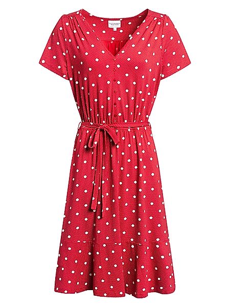 Vive Maria Sweet Maria Damen A-Linien-Kleid rot allover günstig online kaufen