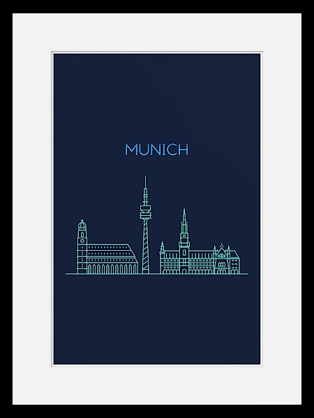 queence Bild »Munich Sightseeing«, Städte, (1 St.) günstig online kaufen