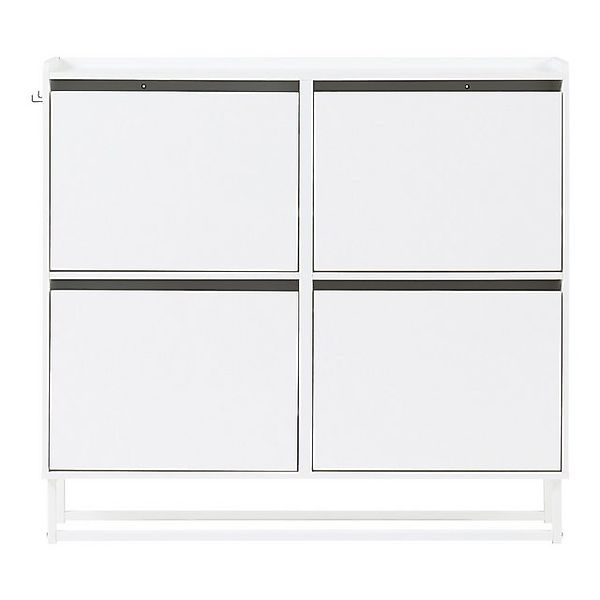 en.casa Schuhschrank »Ylitornio« 91,5x100x19 cm mit günstig online kaufen
