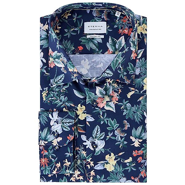 ETERNA Businesshemd, langarm, bügelfrei Farbe jeansblau Größe: 47 günstig online kaufen