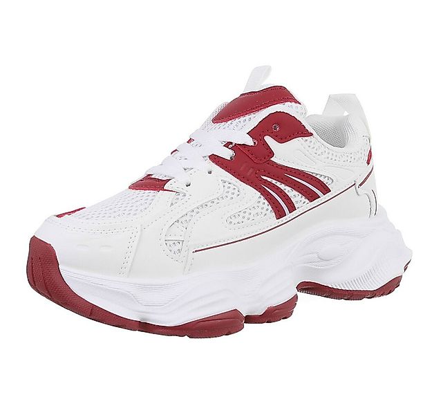 Ital-Design Damen Low-Top Freizeit Sneaker (88930568) Keilabsatz/Wedge Snea günstig online kaufen