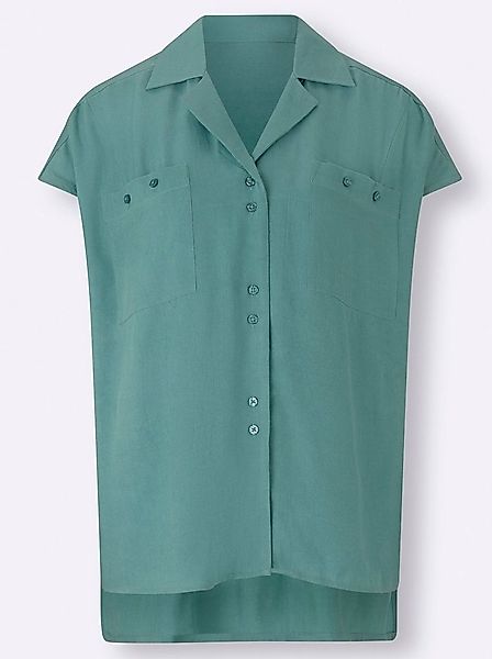 creation L Klassische Bluse Longbluse Kurzarm günstig online kaufen