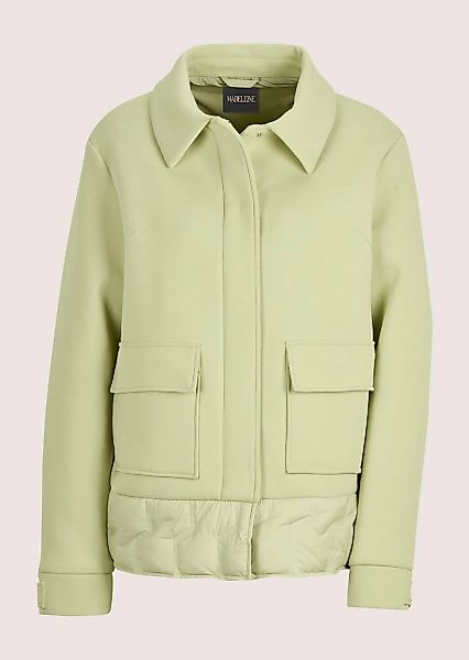 MADELEINE Kurzjacke "Scuba-Jacke Kurzjacke mit Druckknopfverschluss" Materi günstig online kaufen
