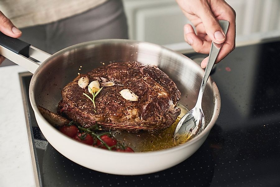 Zwilling Bratpfanne »Pure«, Edelstahl 18/10, (1 tlg.), Keramikbeschichtung, günstig online kaufen
