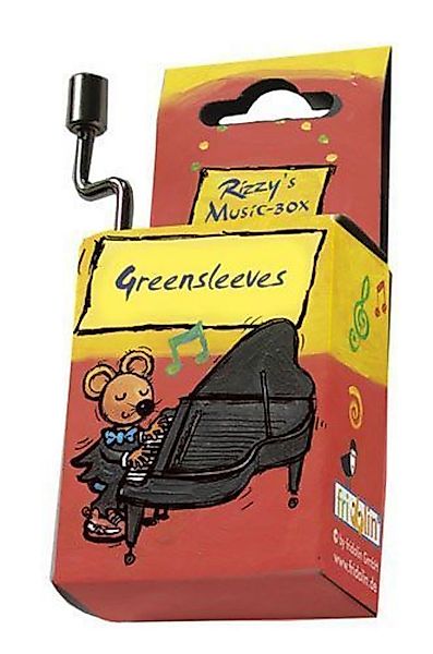 Fridolin Spieluhr Kurbel-Spieldose Melodie "Greensleeves" Spieldose günstig online kaufen
