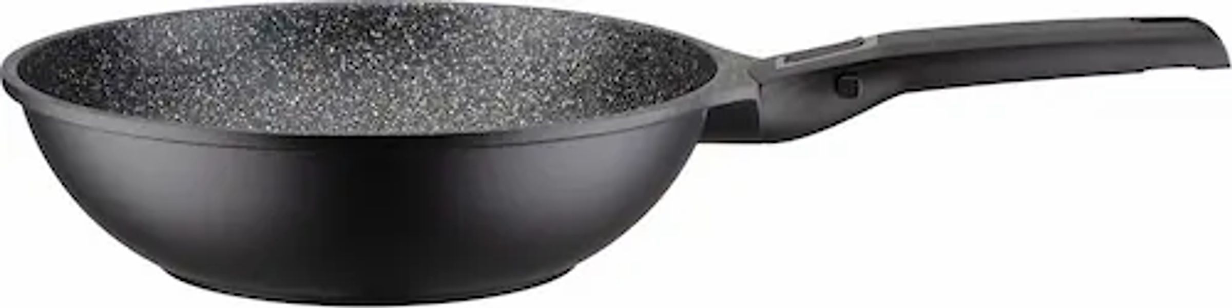 GSW Wok »Easy Click« Aluminiumguss 1 Stk. tlg. abnehmbarer Griff, Ø 28 cm, günstig online kaufen
