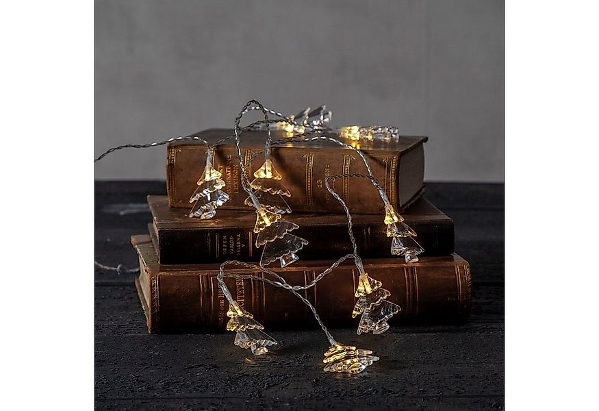 MARELIDA LED-Lichterkette Weihnachtsbäume Tannen 10LED 1,35m Dekolichterket günstig online kaufen