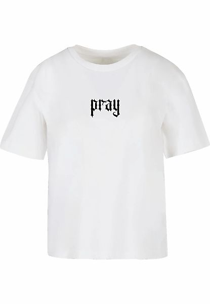 Miss Tee T-Shirt "Miss Tee Damen Praying Hands Tee" 1 Stk. günstig online kaufen