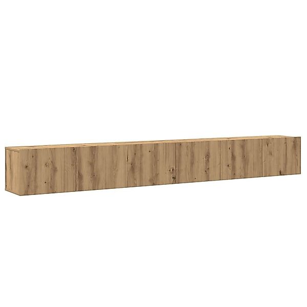 vidaXL TV-Schrank 3-tlg. TV-Schrank-Set Wandmontage Artisan-Eiche günstig online kaufen