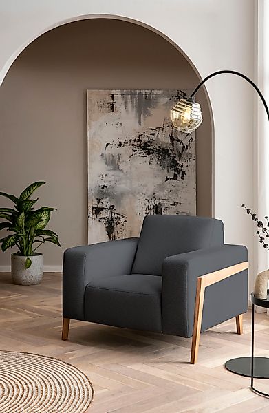exxpo - sofa fashion Sessel "Starr, Loungesessel", im Scandinavian Design, günstig online kaufen