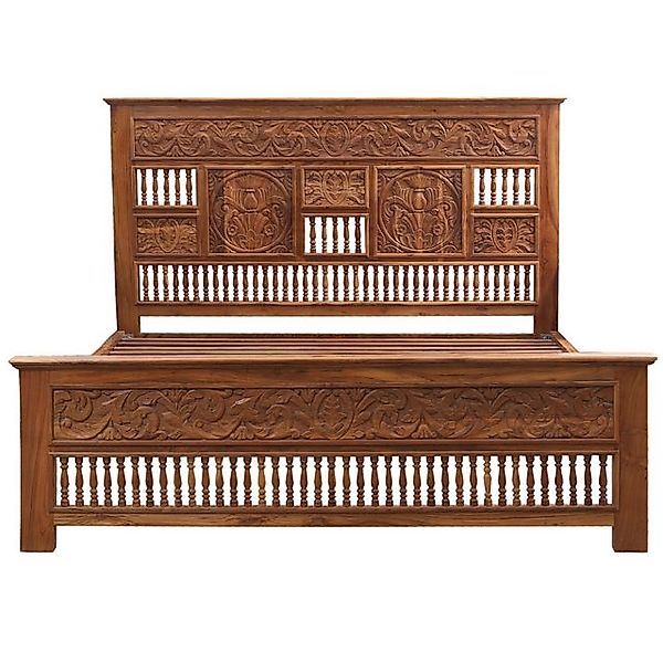 Marrakesch Orient & Mediterran Interior Bett Vintage Bett Doppelbett aus Ma günstig online kaufen