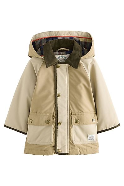 Next Cordjacke Kapuzenmantel mit Cordkragen (1-St) günstig online kaufen