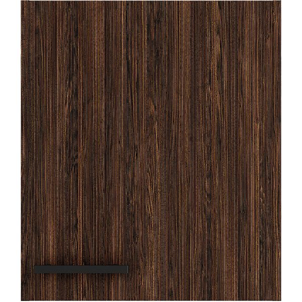 OPTIFIT Rimini409 Küchen-Oberschrank 50 cm Rillendekor Nussbaum günstig online kaufen