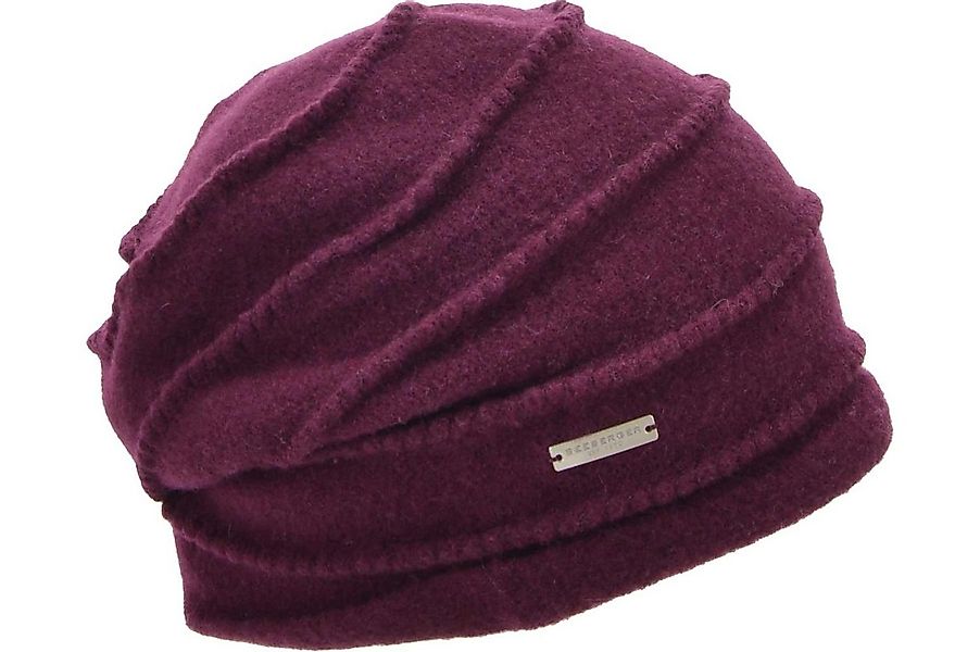 Seeberger Strickmütze Walkmütze aus Schurwolle mit ZickZack-Biesen günstig online kaufen