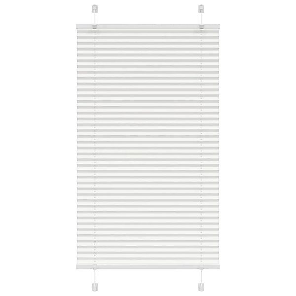 vidaXL Plissee Weiß 75x150 cm Stoffbreite 74,4 cm Polyester 4015495 günstig online kaufen