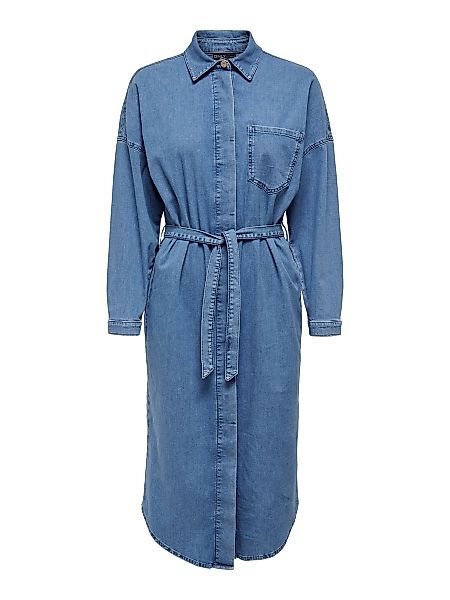 ONLY Tall 3/4-arm- Jeanskleid Damen Blau günstig online kaufen
