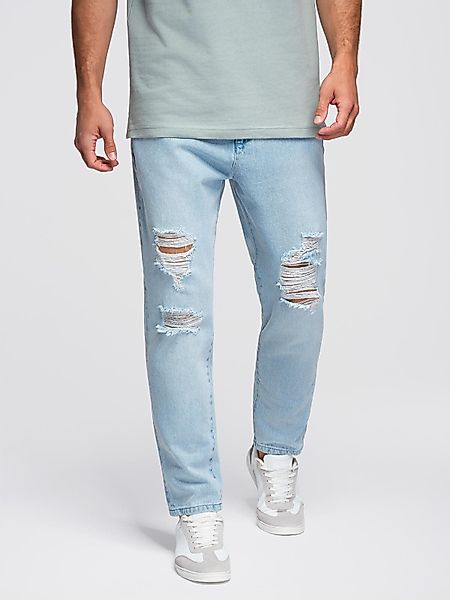 OMBRE Destroyed-Jeans Herrenjeans CARROT FIT mit günstig online kaufen