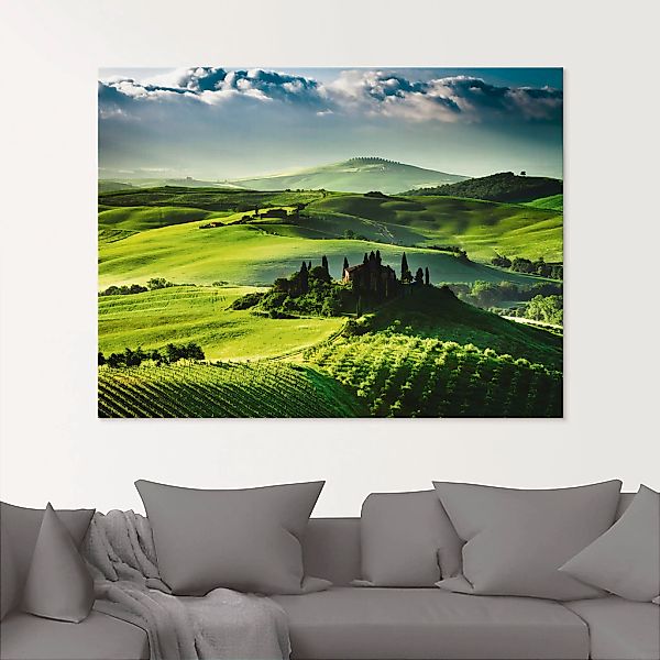 Artland "Sonnenaufgang über einer Olivenfarm" Felder 1 Stk. tlg. in verschi günstig online kaufen