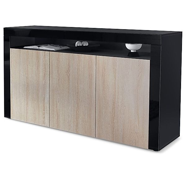 Vladon Sideboard Valencia (Sideboard, mit 3 günstig online kaufen
