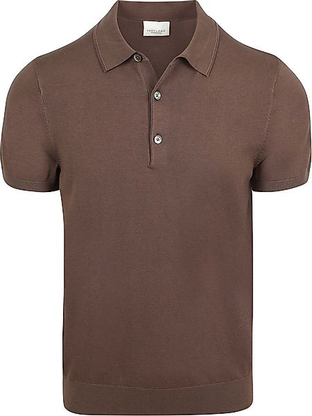 Profuomo Poloshirt Luxury Basic Braun - Größe XL günstig online kaufen