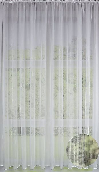 Clever-Kauf-24 Gardine Fertiggardine Dagmar mit Universalband, Kräuselband, günstig online kaufen