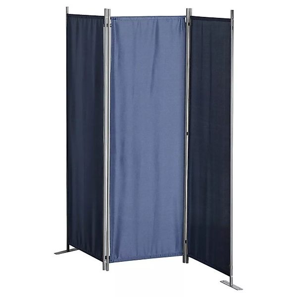 Grasekamp Paravent blau Stahl B/H: ca. 165x170 cm günstig online kaufen