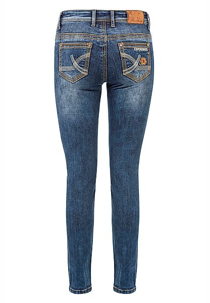 Cipo & Baxx Slim-fit-Jeans, mit trendigen Ziernähten günstig online kaufen