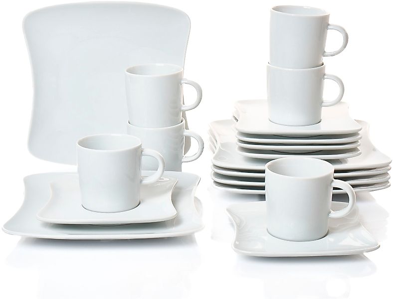 Retsch Arzberg Kaffeeservice »Geschirr-Set, Service SANDY« Porzellan Made i günstig online kaufen