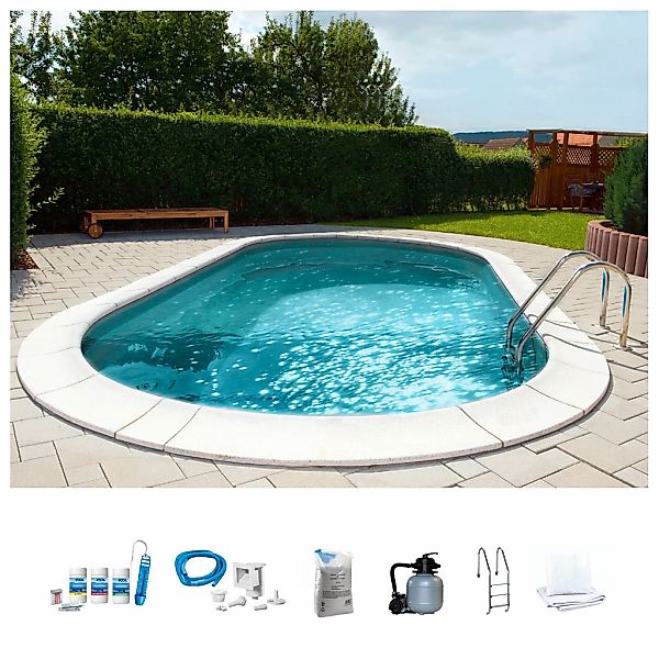 my POOL BWT Ovalpool "PREMIUM mit grauer Innenfolie" Höhe 120 cm, in versch günstig online kaufen