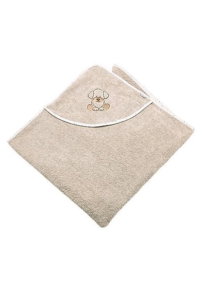 Sterntaler® Badetücher Sterntaler® Kapuzenbadetuch 100x100 cm HUND Lucky, 1 günstig online kaufen