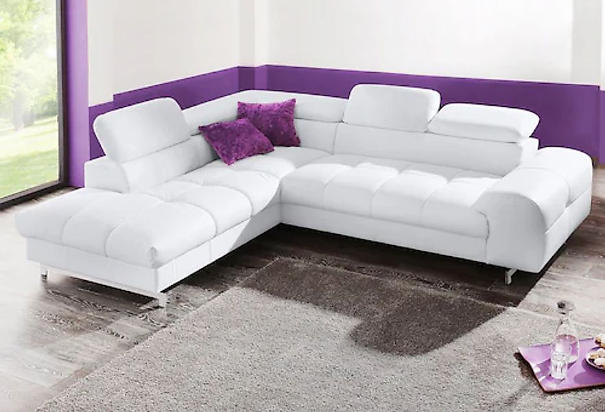 COTTA Polstergarnitur »Chef L-Form«, (Set), Set bestehend aus: Ecksofa mit günstig online kaufen