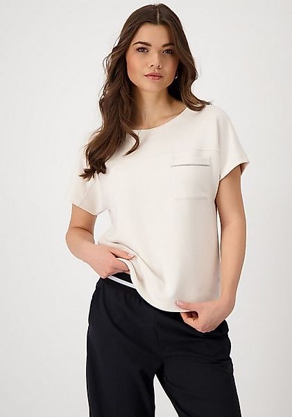 Monari Sweatshirt Sweatshirt Basic Kette Mit Rundhalsausschnitt günstig online kaufen