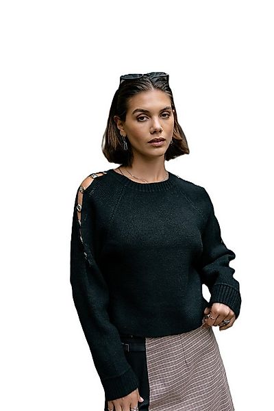 Freeman T. Porter Strickpullover Perline - Pullover mit ausgefallenen Ärmel günstig online kaufen
