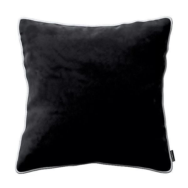 Kissenhülle Laura, schwarz, 43 x 43 cm, Velvet (704-17) günstig online kaufen