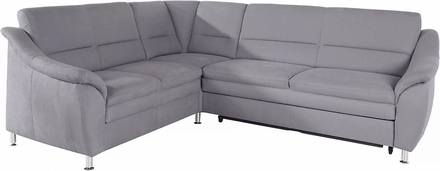 Places of Style Ecksofa »Cardoso L-Form«, Federkern, wahlweise mit Bett, Sc günstig online kaufen