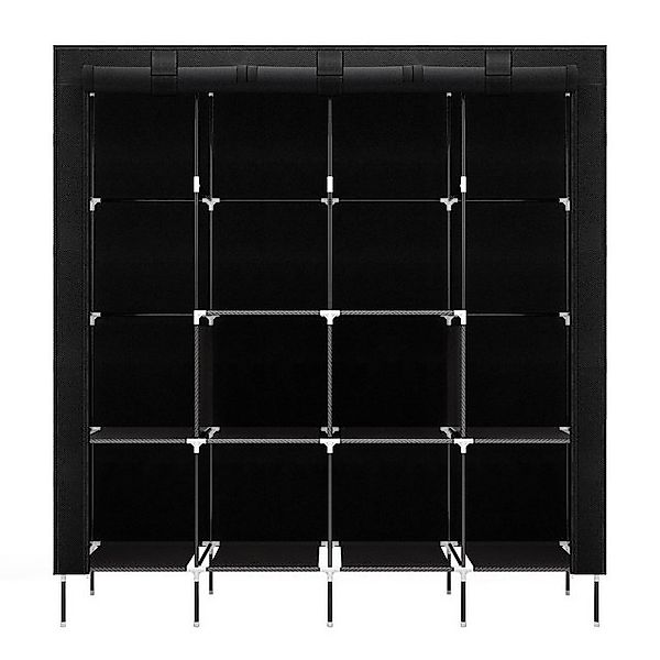 Mondeer Stoffschrank Kleiderschrank mit 4 Kleiderstangen günstig online kaufen