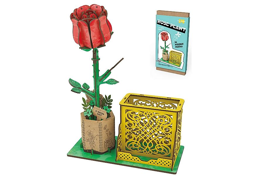 Esun 3D-Puzzle 3D Puzzle Holz, DIY-Blume Aus Holz, Modellbausätze Für Blume günstig online kaufen