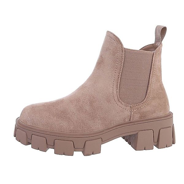 Ital-Design Damen Chelsea Freizeit Plateaustiefelette (80951278) günstig online kaufen