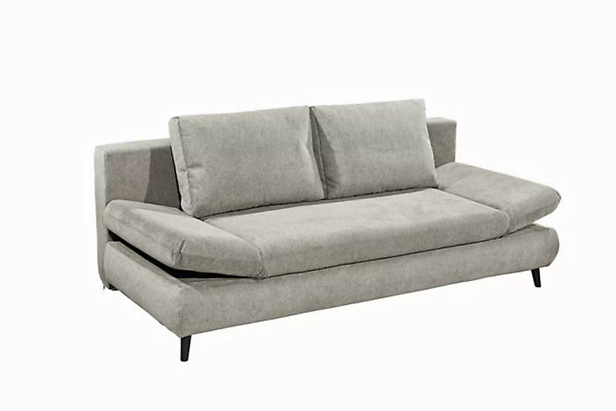 Black Red White Schlafsofa Liegefläche 140x210cm, in stone - 212x76x101 (Bx günstig online kaufen