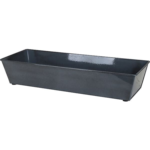 A.H.G. Blumenkasten Metall mit Ablaufstopfen 53 cm x 19 cm x 10,5 cm Anthra günstig online kaufen