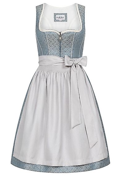 Nübler Trachtenkleid Midi Dirndl Georgina in Petrol von Nübler günstig online kaufen