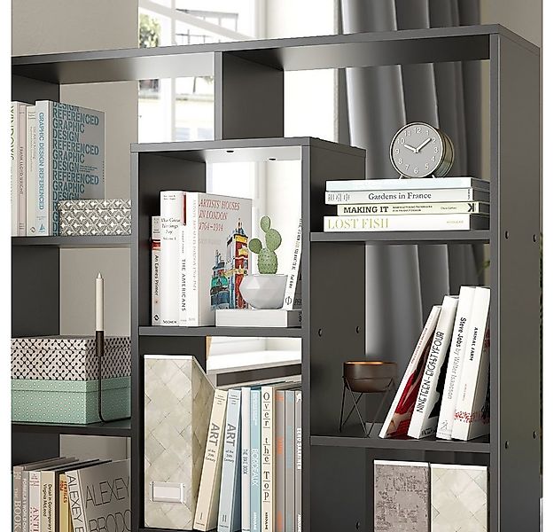 Vicco Raumteiler, Schwarz, 107.2 x 143 cm, Freistehend günstig online kaufen