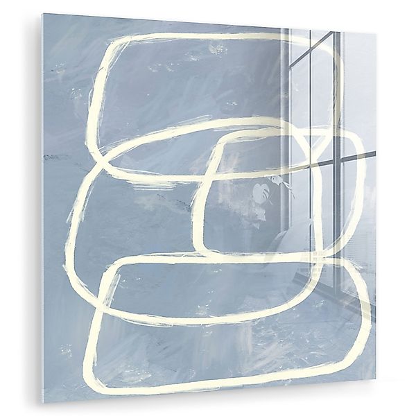 MuchoWow Acrylglasbild Abstrakt - Blau - günstig online kaufen