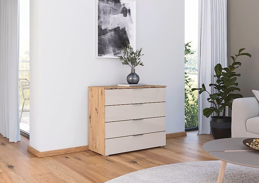 rauch Kommode "Sideboard Schubladenkommode Schubladenkommode AGORDO mit Gla günstig online kaufen