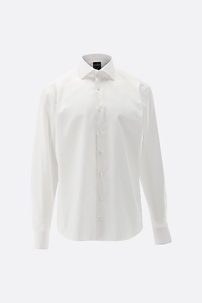 Popeline-Hemd mit Haifischkragen günstig online kaufen