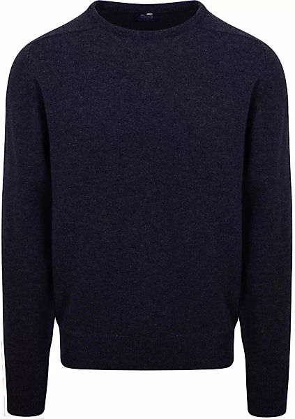 William Lockie O-Auschnitt Pullover Midnight Navy - Größe 3XL günstig online kaufen
